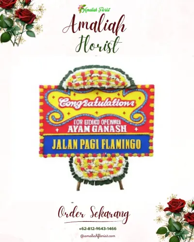 Bunga Papan Congratulation di Banglarangan